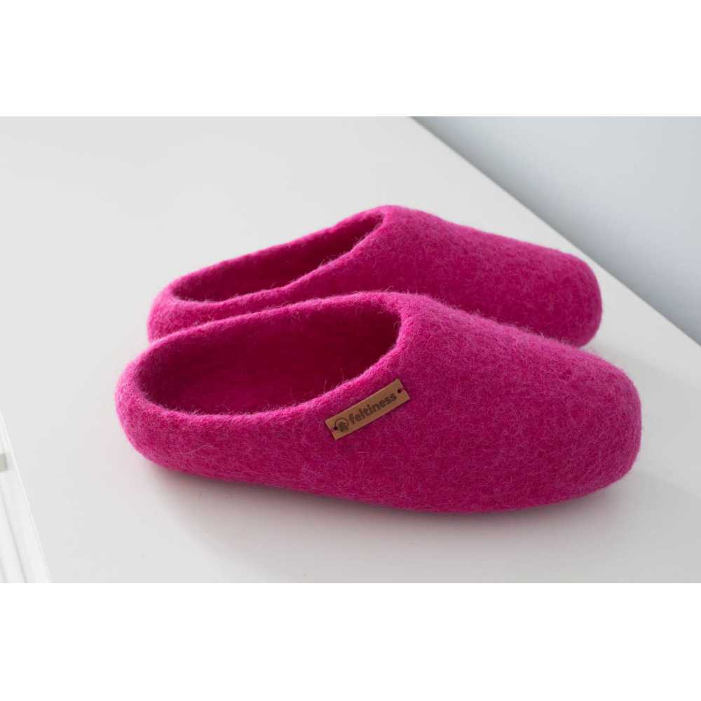 Obrázok pre Vlnené papuče - SLIPPERS - ružové