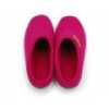 Obrázok pre Vlnené papuče - koža - ružové